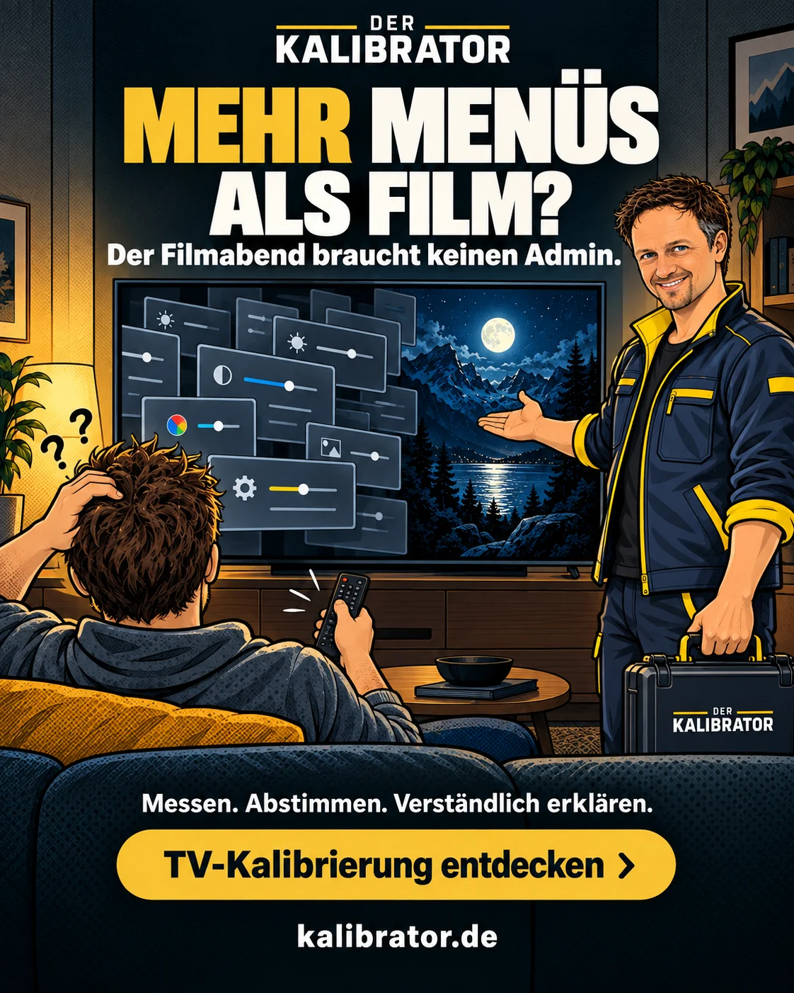 Comic-Motiv: Mehr Menüs als Film?