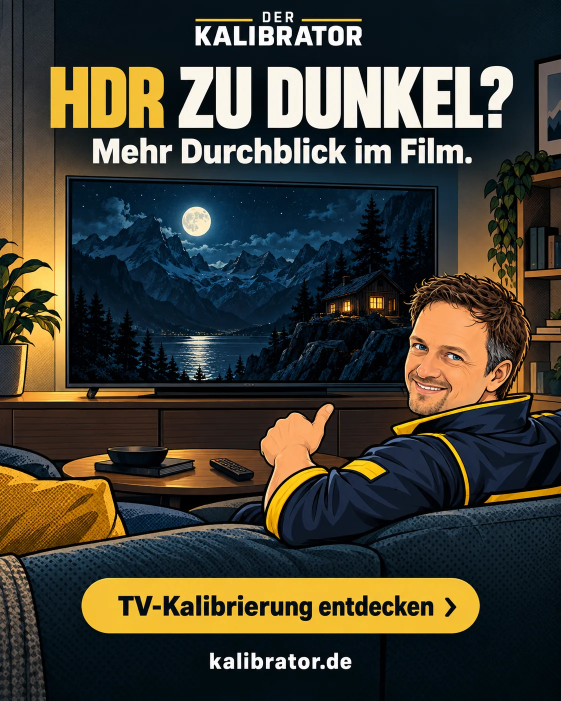 Comic-Motiv: HDR zu dunkel?